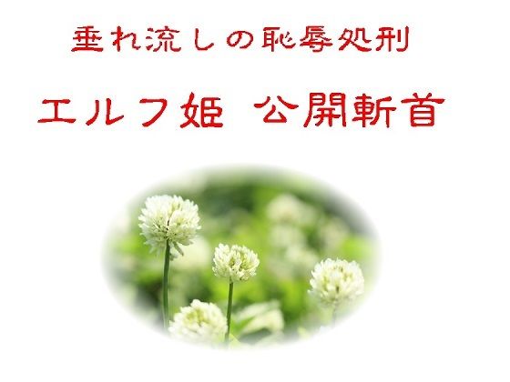 垂れ流しの恥辱処刑エルフ姫公開斬首 アイキャッチ画像 【無料同人エロ漫画R18】