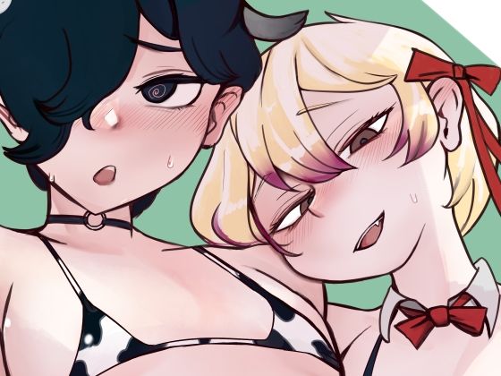 女装男子×女装男子合同誌ゴム手袋で開発特集号 アイキャッチ画像 【無料同人エロ漫画R18】